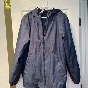 Adidas Stylish Blue Hooded Jacket